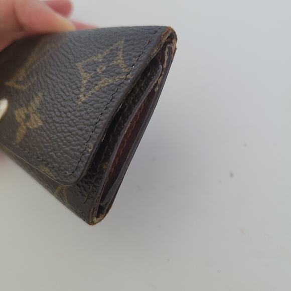 Authentic Louis Vuitton Monogram Multicles 4 Key Hooks Case Brown Small 1996 - Picture 9 of 12
